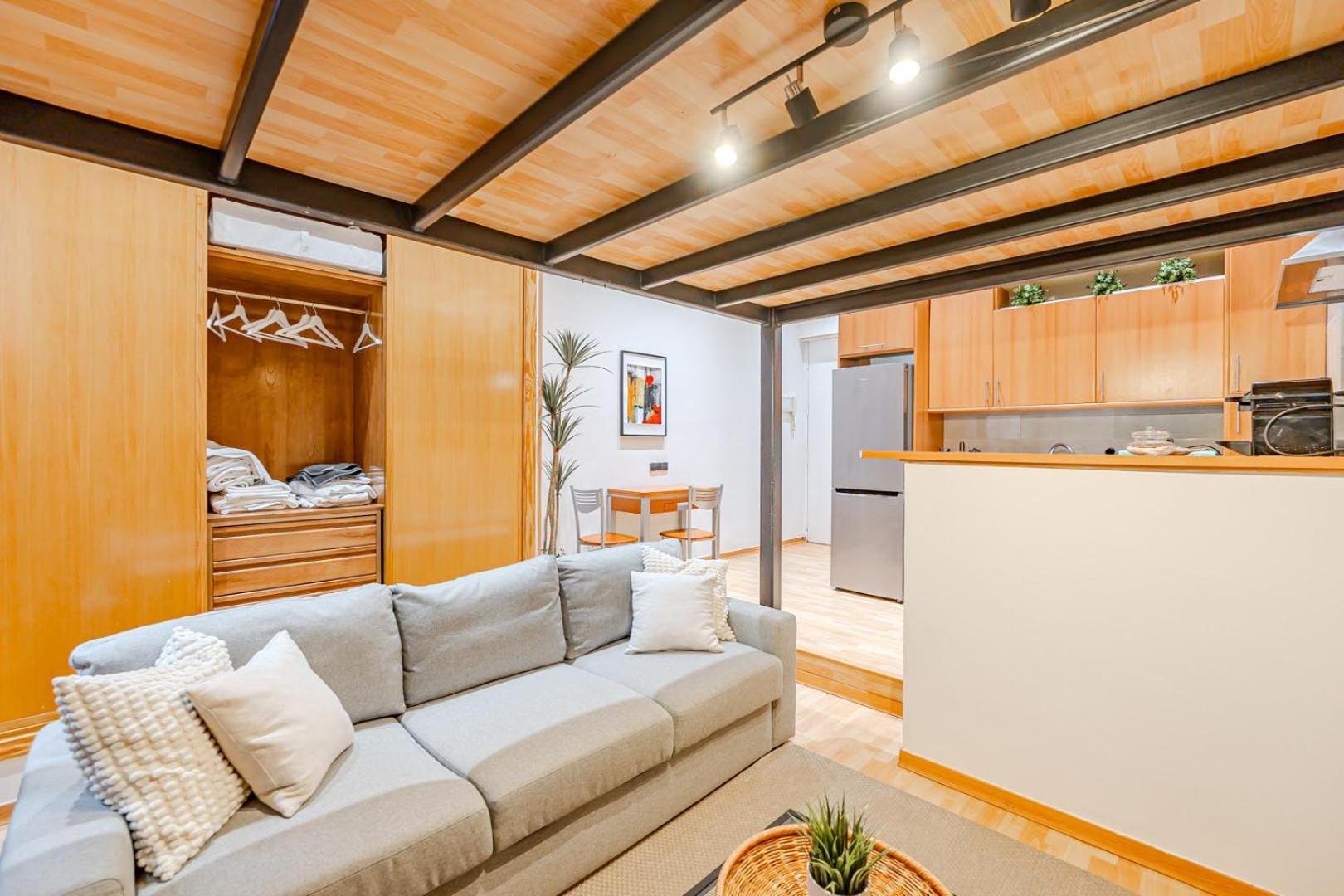 Increible Loft A 5 Min Del Retiro & Wizink Apartment Madrid Bagian luar foto