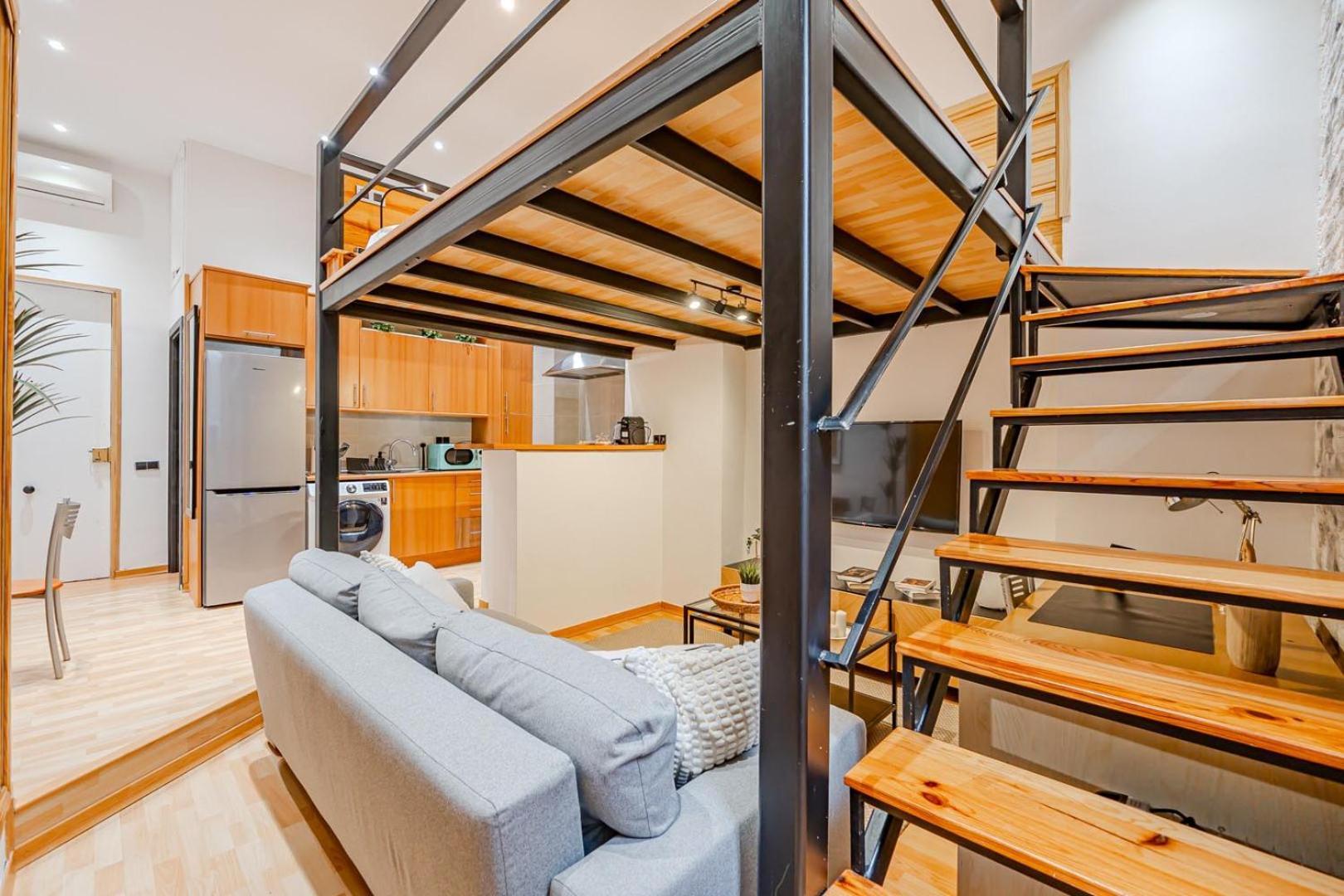 Increible Loft A 5 Min Del Retiro & Wizink Apartment Madrid Bagian luar foto